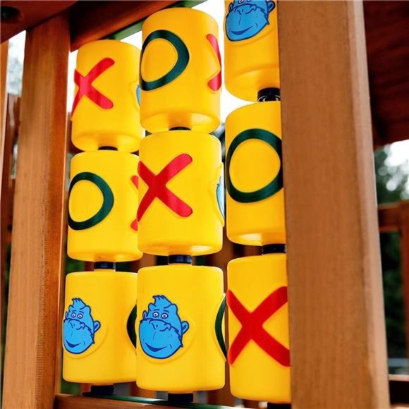 Gorilla Playsets 07-0010 Tic Tac Toe Spinner Activity Panel , Yellow - Picture 4 of 6